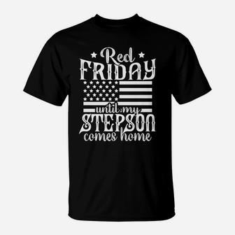 Red Friday Support Military Family Step Son Gift T-Shirt | Crazezy DE