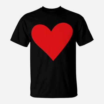 Red Heart Love Girlfriend Funny Vintage I Love My Girlfriend T-Shirt | Crazezy DE