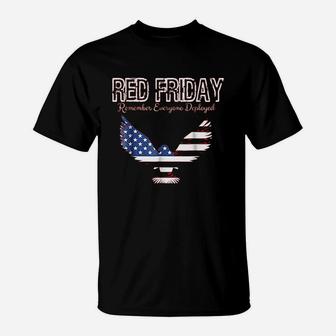 Red Support Our Troops Wear Red On Friday T-Shirt | Crazezy UK