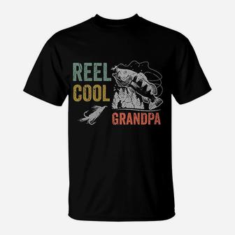 Reel Cool Grandpa Fishing Gift Funny T-Shirt | Crazezy CA