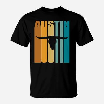 Retro 70S Austin Hoodie Vintage Longhorn Texas Shirt T-Shirt | Crazezy AU
