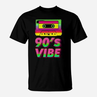 Retro 90'S Vibe Vintage Nineties Child Retro Cassette Tape T-Shirt | Crazezy