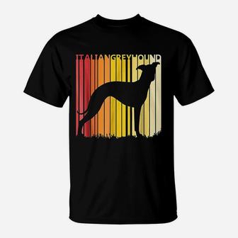 Retro Italian Greyhound Dog T-Shirt | Crazezy