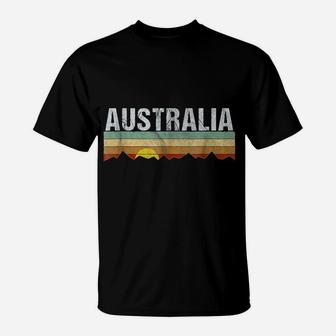 Retro Vintage Australia Tee Shirt T-Shirt | Crazezy AU