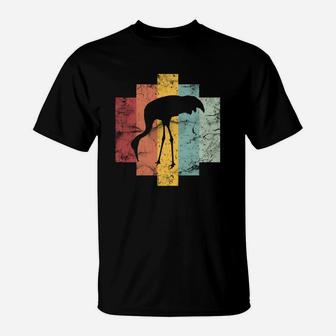 Retro Vintage Shape Sandhill Crane Lover Shirt Safari Pet T-Shirt | Crazezy CA