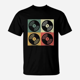Retro Vinyl Record T-Shirt | Crazezy