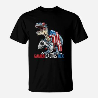 Rex Dinosaur Amerisaurus Rex T-Shirt | Crazezy