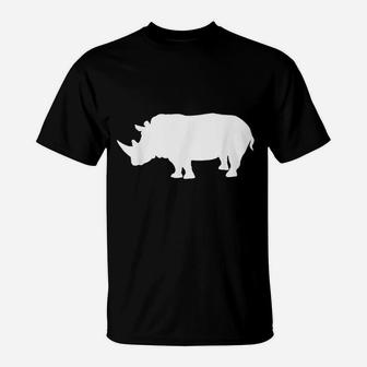Rhino White T-Shirt | Crazezy AU