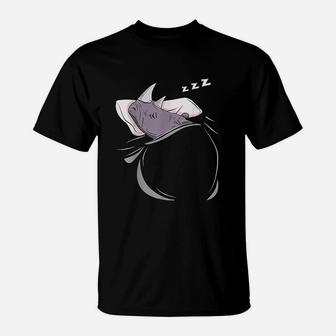 Rhinoceros Sleeping Animal T-Shirt | Crazezy