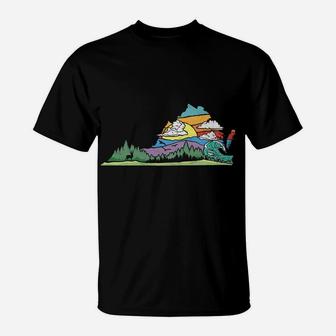 Richmond Virginia Outdoors & Nature Lover Retro 80S Graphic Sweatshirt T-Shirt | Crazezy AU
