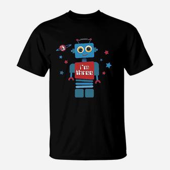 Robot 3Rd Birthday T-Shirt | Crazezy UK
