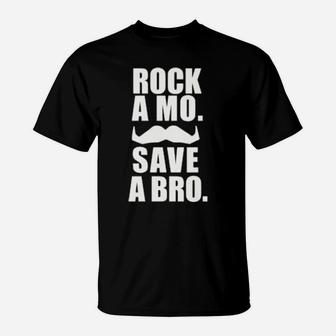 Rock A Mo Save A Bro T-Shirt - Monsterry CA