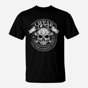 Rock Music Rocker And Heavy Metal Biker Black T-Shirt | Crazezy AU