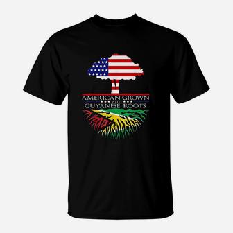 Roots American Grown Us Guyana T-Shirt | Crazezy