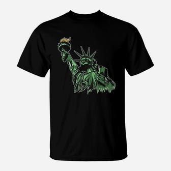 Rotting Statue Of Liberty T-Shirt | Crazezy