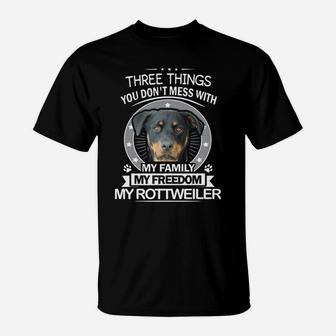 Rottweiler Thanksgiving Christmas Gifts T-Shirt | Crazezy