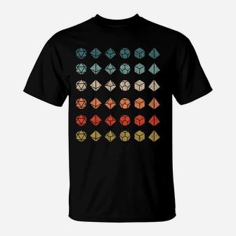 Rpg Wear D20 Dungeons Game Retro Gear Polyhedral Dice Set Sweatshirt T-Shirt | Crazezy UK