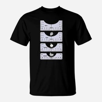 Ruler Guide Set For Alignment T-Shirt | Crazezy UK