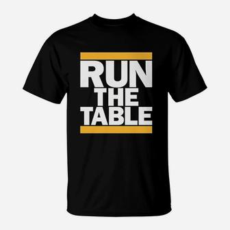 Run The Table Football T-Shirt - Thegiftio