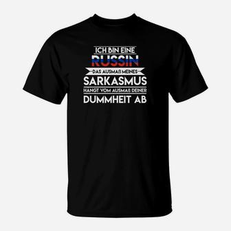 Russland Ausmasht Sarkasmus T-Shirt - Seseable