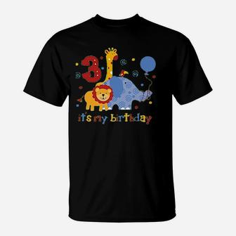 Safari 3Rd Birthday T-Shirt | Crazezy UK