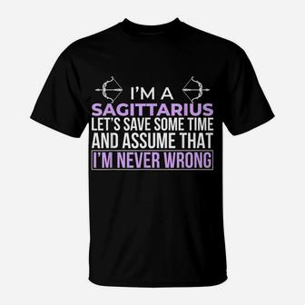 Sagittarius Facts Astrology Quote Horoscope Zodiac Sign T-Shirt | Crazezy
