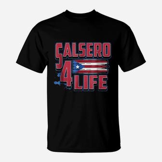 Salsero For Life Salsa T-Shirt | Crazezy