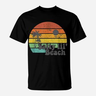Salty Lil Beach Retro Vacation Funny Summer Quote Women Gift T-Shirt | Crazezy CA