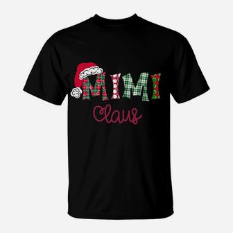Santa Mimi Clause Christmas Family Matching Xmas Pajamas Tee T-Shirt | Crazezy
