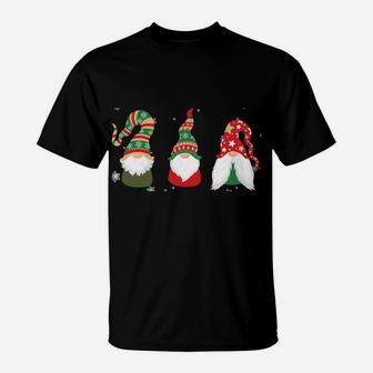 Santa Xmas Gnome Gift Men Women Kids Merry Christmas Gnome Sweatshirt T-Shirt | Crazezy