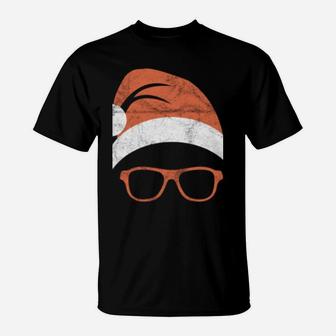 Santa Yippee-Ki-Yay Funny Christmas Vintage Distressed T-Shirt | Crazezy AU