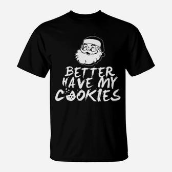 Santa&39S Cookies T-Shirt - Monsterry UK