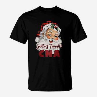 Santa's Favorite Cna T-Shirt - Monsterry CA