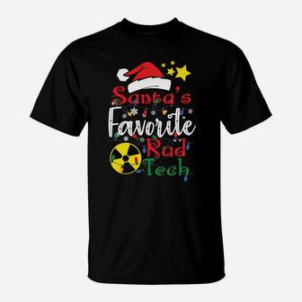 Santa's Favorite Rad Tech, Radiology Tech Christmas Gift Sweatshirt T-Shirt | Crazezy