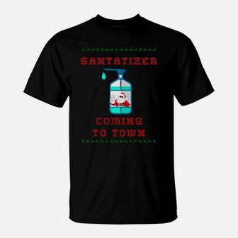 Santatizer Coming To Soon T-Shirt - Monsterry