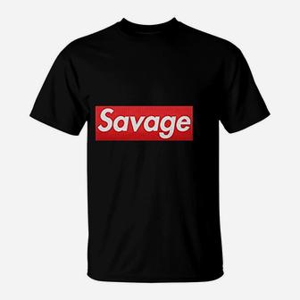 Savage Lit Ruthless T-Shirt | Crazezy UK