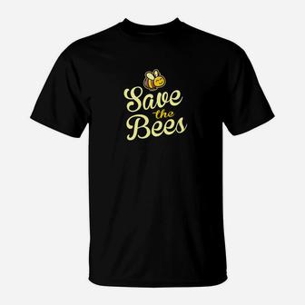 Save The Bees Bumble Bee Nature T-Shirt - Thegiftio UK