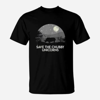 Save The Chubby Unicorns T-Shirt | Crazezy