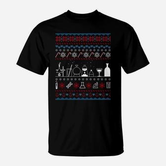 Science Medical Lab Ugly Christmas Sweater Chemistry Gifts Sweatshirt T-Shirt | Crazezy UK