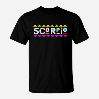 Scorpio Zodiac Design 90S Style T-Shirt | Crazezy CA