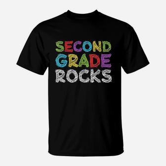 Second Grade Rocks T-Shirt | Crazezy