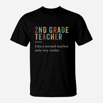 Second Grade Teacher 2Nd Vintage Definition Team T-Shirt | Crazezy AU