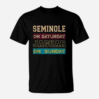 Seminole On Saturday On Sunday Jacksonville T-Shirt | Crazezy DE