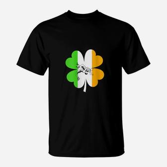 Shamrock Ireland Irish Flag Wrestling St Patrick's Day T-Shirt - Monsterry DE