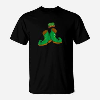 Shamrock Leprechaun Sneaker St Patricks Day Irish T-Shirt - Monsterry