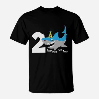 Shark 2Nd Birthday T-Shirt | Crazezy UK