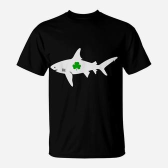 Shark Irish Clover St Patricks Day Kids Shirt T-Shirt | Crazezy AU