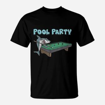 Shark Pool Party T-Shirt | Crazezy AU