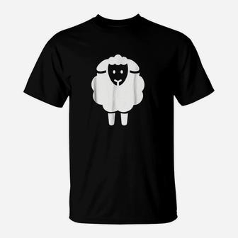 Sheep With Face T-Shirt | Crazezy DE