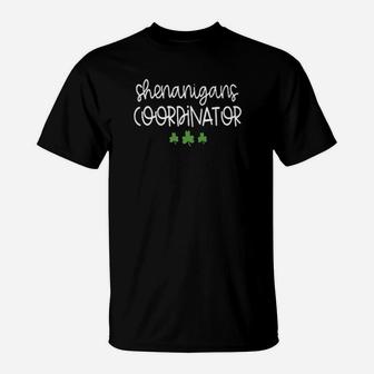 Shenanigans Coordinator St Patrick Day T-Shirt - Monsterry UK